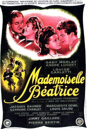 Mademoiselle B&egrave;atrice - French Movie Poster (thumbnail)