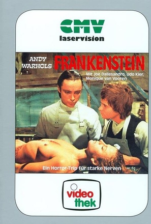 Flesh for Frankenstein - German Blu-Ray movie cover (thumbnail)
