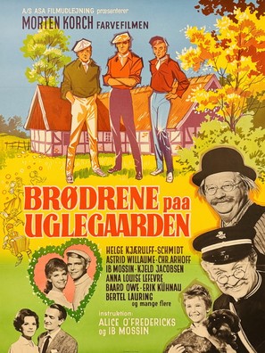 Br&oslash;drene p&aring; Uglegaarden - Danish Movie Poster (thumbnail)