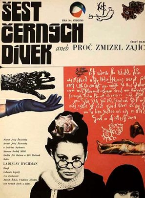 Sest cern&yacute;ch d&iacute;vek aneb Proc zmizel Zaj&iacute;c? - Czech Movie Poster (thumbnail)