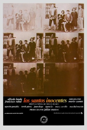 Los santos inocentes - Spanish Movie Poster (thumbnail)