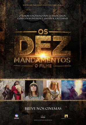 Os Dez Mandamentos, O Filme - Brazilian Movie Poster (thumbnail)