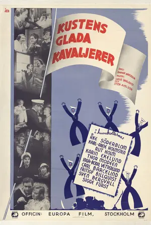 Kustens glada kavaljerer Poster
