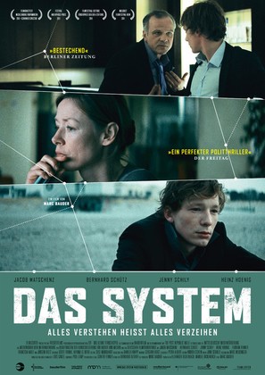 Das System - Alles verstehen hei&szlig;t alles verzeihen - German Movie Poster (thumbnail)