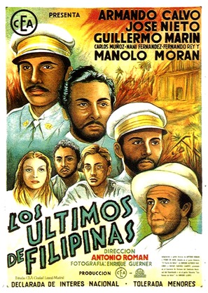 Los &uacute;ltimos de Filipinas - Spanish Movie Poster (thumbnail)