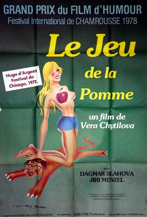 Hra o jablko - French Movie Poster (thumbnail)