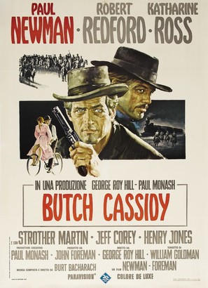 Butch Cassidy and the Sundance Kid - Italian Movie Poster (thumbnail)