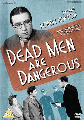 Dead Men Are Dangerous - British DVD movie cover (thumbnail)