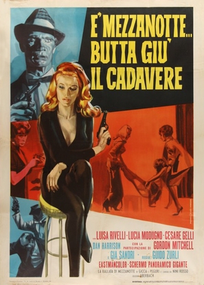 &Egrave; mezzanotte... butta gi&ugrave; il cadavere - Italian Movie Poster (thumbnail)