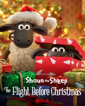 Shaun the Sheep: The Flight Before Christmas - British Movie Poster (thumbnail)