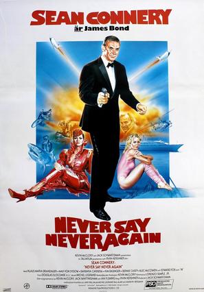 Never Say Never Again - Swedish Movie Poster (thumbnail)