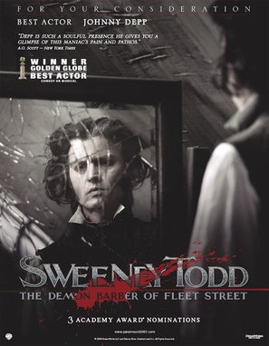 Sweeney Todd: The Demon Barber of Fleet Street - For your consideration movie poster (thumbnail)
