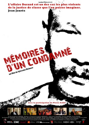 M&eacute;moires d&#039;un condamn&eacute; - French Movie Poster (thumbnail)