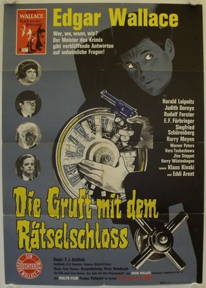 Die Gruft mit dem R&auml;tselschlo&szlig; - German Movie Poster (thumbnail)