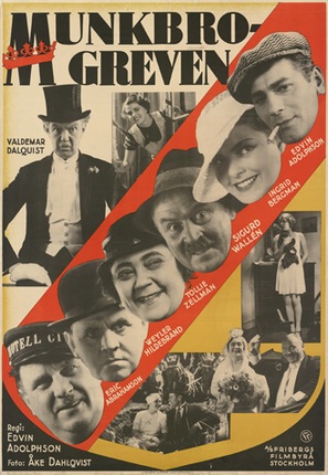 Munkbrogreven - Swedish Movie Poster (thumbnail)