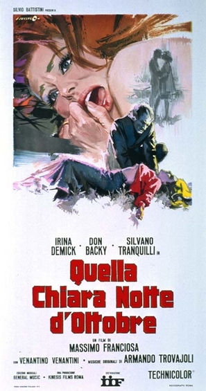 Quella chiara notte d&#039;ottobre - Italian Movie Poster (thumbnail)