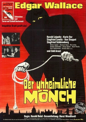 Der unheimliche M&ouml;nch - German Movie Poster (thumbnail)