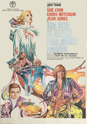 Una gota de sangre para morir amando - Spanish Movie Poster (thumbnail)