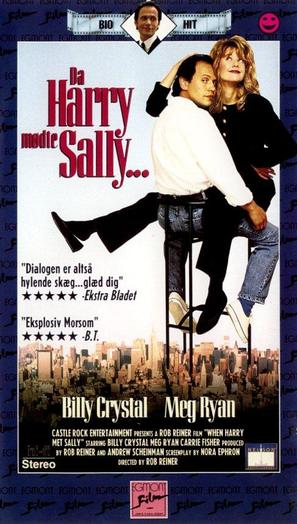 When Harry Met Sally... - Danish VHS movie cover (thumbnail)