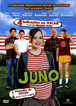 Juno - Brazilian DVD movie cover (thumbnail)