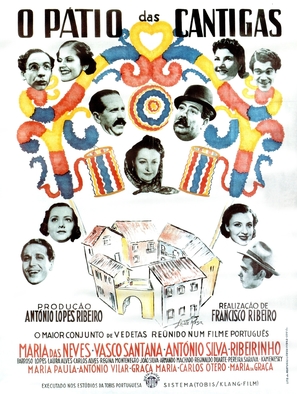 O P&aacute;tio das Cantigas - Portuguese Movie Poster (thumbnail)