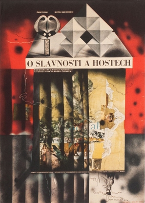 O slavnosti a hostech - Czech Movie Poster (thumbnail)