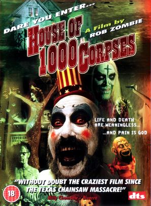 House of 1000 Corpses - British DVD movie cover (thumbnail)