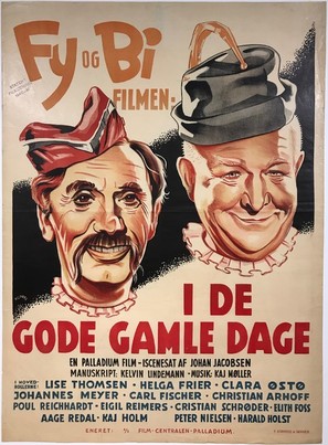 I de gode, gamle dage - Danish Movie Poster (thumbnail)