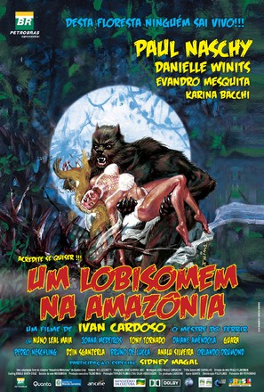 Um Lobisomem na Amaz&ocirc;nia - Brazilian Movie Poster (thumbnail)