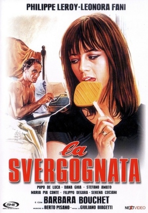 La svergognata - Italian DVD movie cover (thumbnail)