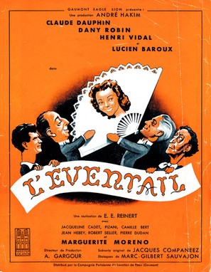 L&#039;&eacute;ventail - French Movie Poster (thumbnail)