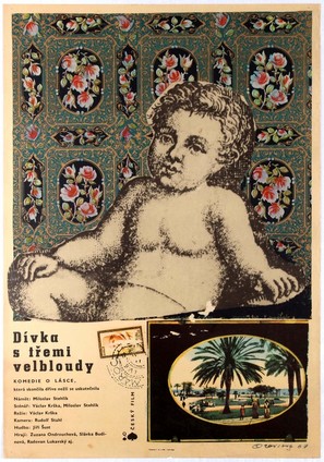 D&iacute;vka s tremi velbloudy - Czech Movie Poster (thumbnail)