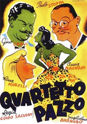 Quartetto pazzo - Italian Movie Poster (thumbnail)