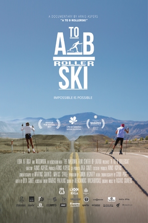 A to B Rollerski - Latvian Movie Poster (thumbnail)
