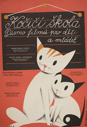 Kocic&iacute; skola - Czech Movie Poster (thumbnail)