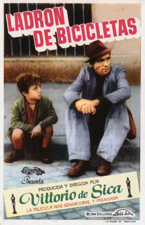 Ladri di biciclette - Spanish Movie Poster (thumbnail)