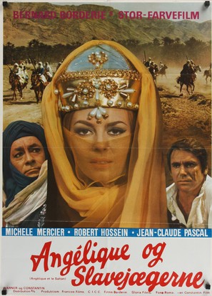Ang&eacute;lique et le sultan - Danish Movie Poster (thumbnail)