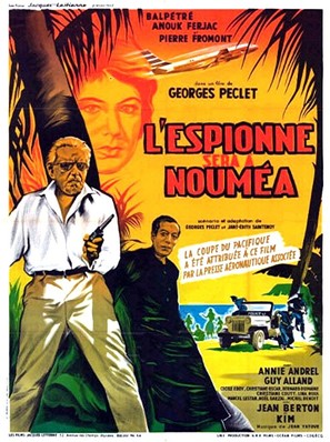 L&#039;Espionne sera &agrave; Noum&eacute;a - French Movie Poster (thumbnail)