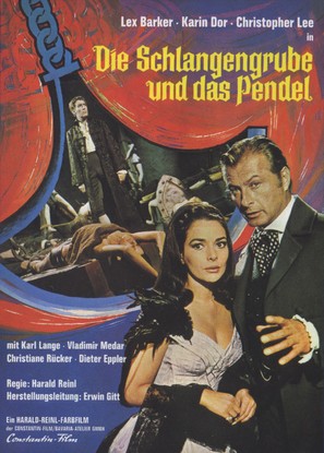 Die Schlangengrube und das Pendel - German Movie Poster (thumbnail)