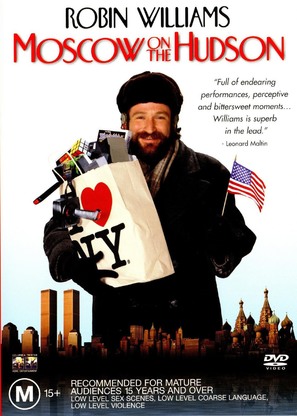 Moscow on the Hudson - Australian DVD movie cover (thumbnail)