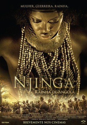 Njinga Rainha de Angola - Portuguese Movie Poster (thumbnail)