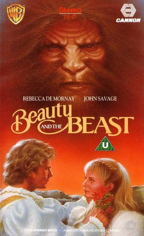 Beauty and the Beast - British VHS movie cover (thumbnail)