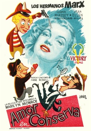 Love Happy - Spanish Movie Poster (thumbnail)