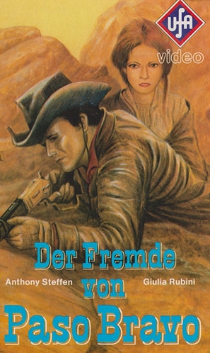 Uno straniero a Paso Bravo - German VHS movie cover (thumbnail)