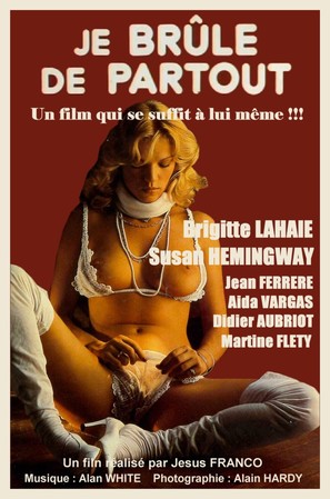 Je br&ucirc;le de partout - French VHS movie cover (thumbnail)