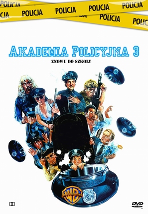 Police Academy 3: Back in Training - Polish Movie Cover (thumbnail)