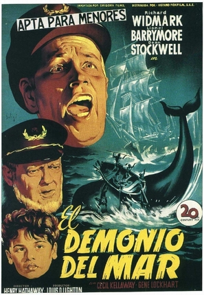 Down to the Sea in Ships - Spanish Movie Poster (thumbnail)