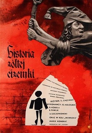 Historia z&oacute;ltej cizemki - Polish Movie Poster (thumbnail)