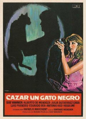 Cazar un gato negro - Spanish Movie Poster (thumbnail)