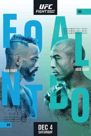 &quot;UFC on ESPN&quot; Font vs. Aldo - Movie Poster (thumbnail)